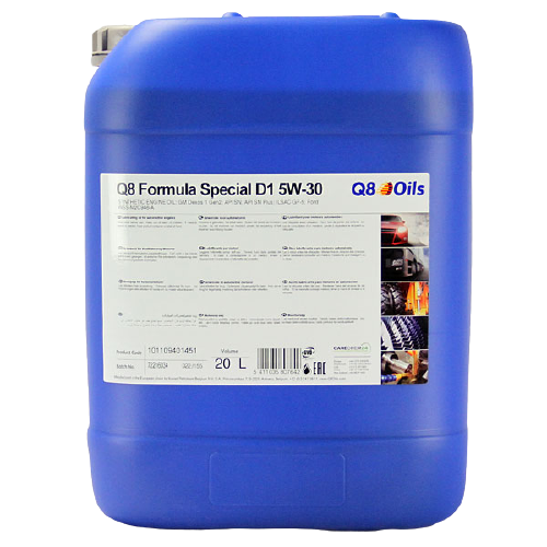 Моторное масло Q8 Formula Special D1 5W-30, 20л